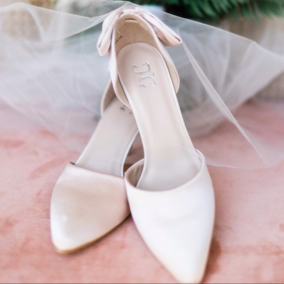 Pink pumps with BOW! - Picture 1 of 2